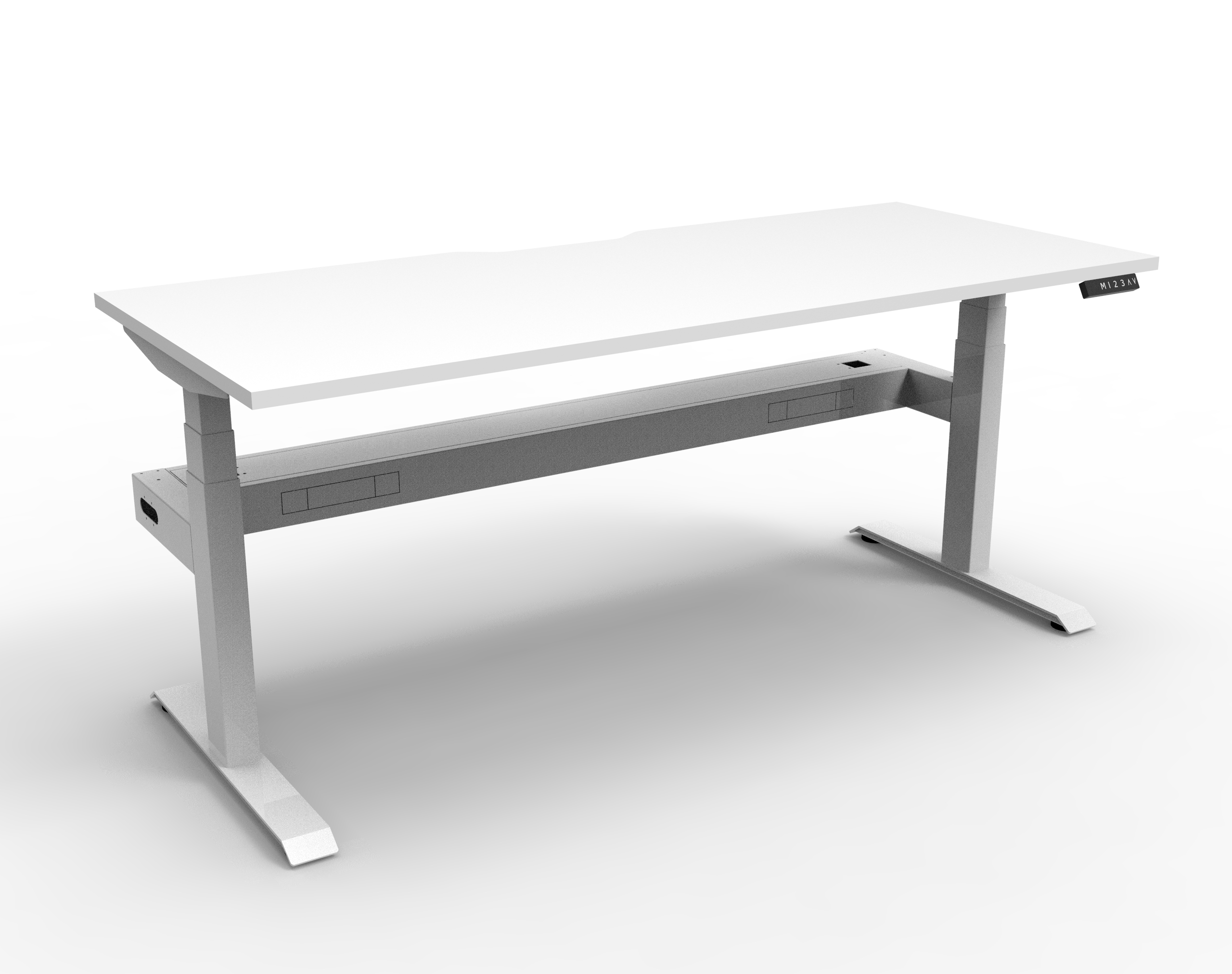 Boost+ Height Adjustable Straight Desk